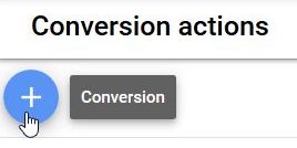 Google Ads konverziós kód létrehozása 2. lépés