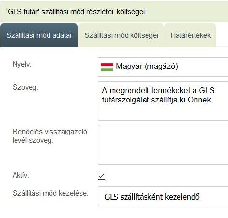 Magyar nyelvű szállítási mód